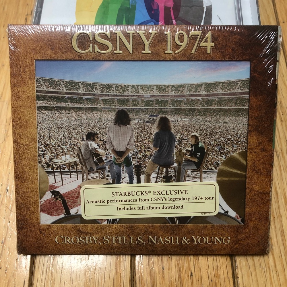 CSNY Crosby Stills Nash & Young Starbucks Exclusive Acoustic Live Album CD